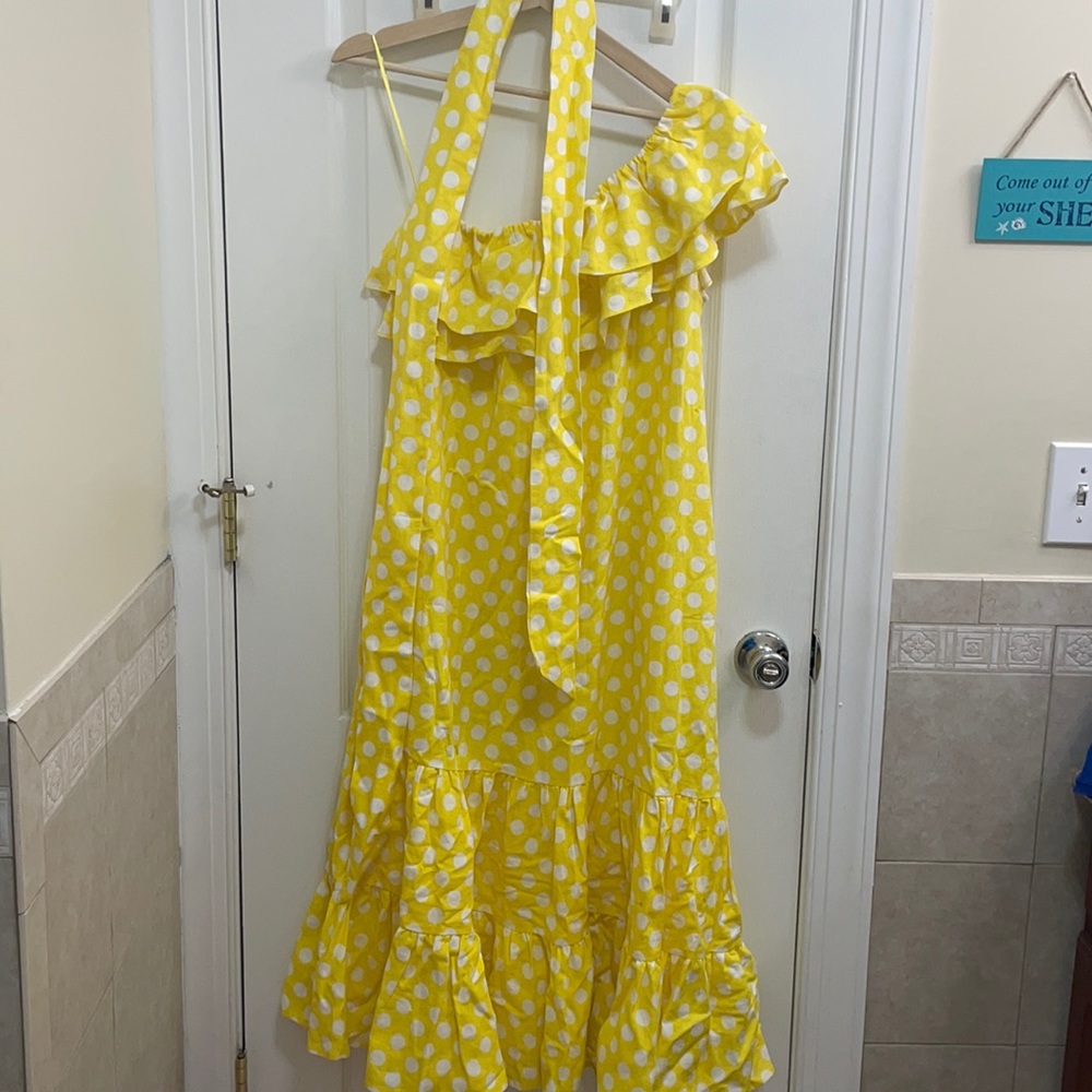 Lisa Marie Fernandez x Target yellow polka dot